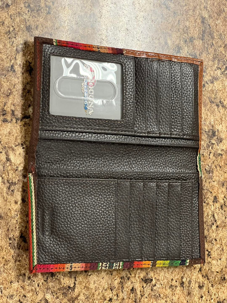 Serape Cactus Concho Checkbook - Henderson's Western Store