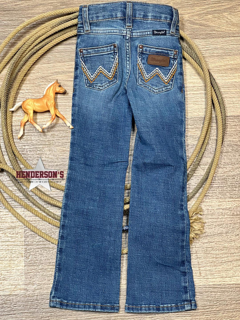 Girl's Wrangler Bootcut Jeans in Hannah - Henderson's Western Store