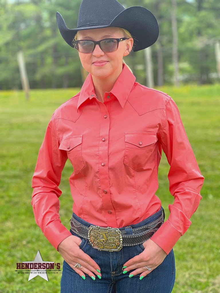 Ladies Panhandle Solid ~ Coral