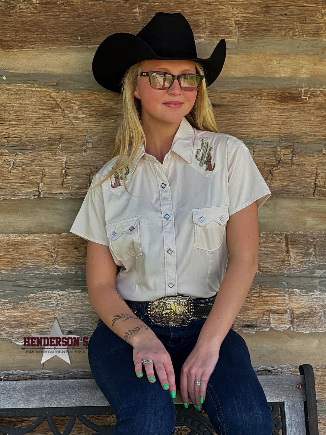 Ladies Rough Stock Solid ~ Natural - Henderson's Western Store