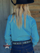 Ladies Rough Stock ~ Teal - Henderson's Western Store