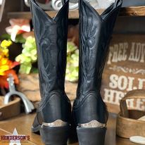 Load image into Gallery viewer, Men&#39;s Black Trucker Boots by Laredo - Henderson&#39;s Western Store