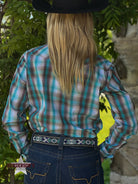 Ladies Rough Stock ~ Brown & Turquoise - Henderson's Western Store