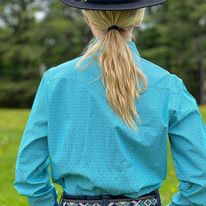 Ladies Rough Stock ~ Turquoise - Henderson's Western Store