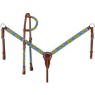 Beaded Sunflower Headstall Set - Henderson's Western Store