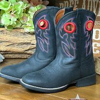 Bowline Junior by Justin ~ Black - Henderson's Western Store