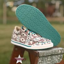 Hooey Lopers by Twisted X ~ Beige Aztec - Henderson's Western Store