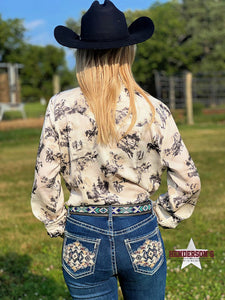 Load image into Gallery viewer, Ladies Wrangler Retro Vintage Shirt