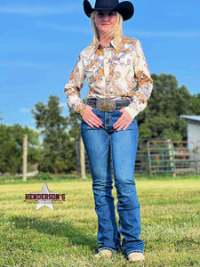 Load image into Gallery viewer, Ladies Wrangler Retro Paisley Shirt