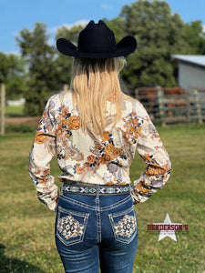 Load image into Gallery viewer, Ladies Wrangler Retro Paisley Shirt