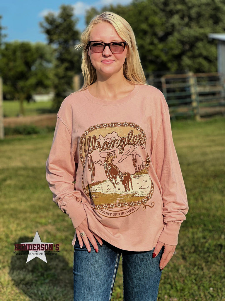 Ladies Wrangler Desert Roping Tee