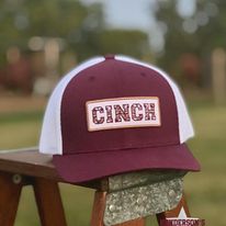 Cinch Ladies Trucker Hat ~ Burgundy