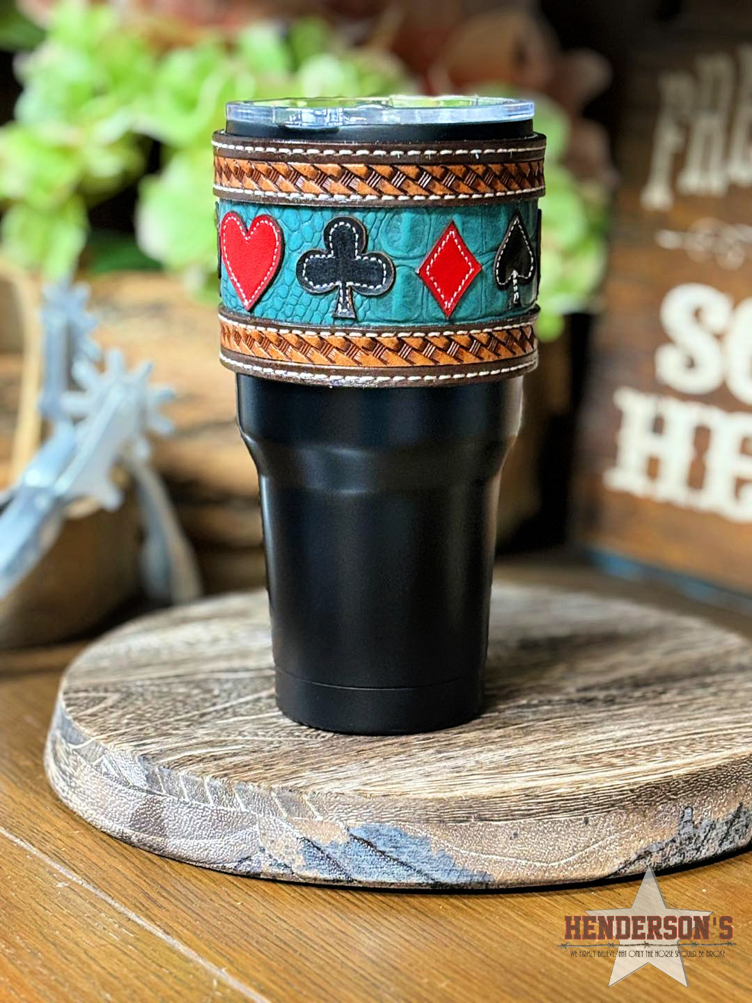 30 oz Tumbler ~ Playing Cards - Henderson's Western Store