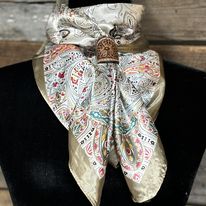 Rodeo Drive Wild Rags/Scarf ~ Cream Floral