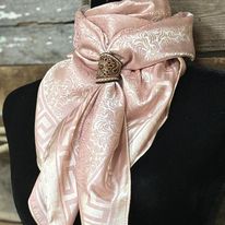 Rodeo Drive Wild Rags/Scarf ~ Blush Jacquard