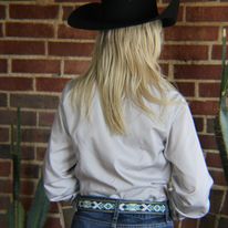 Ladies Cinch  ~ Purple Stripe