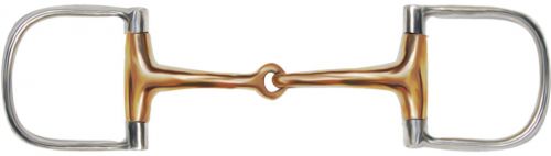 Dee Ring Snaffle W/Broken Copper Mouth - Henderson's Western Store