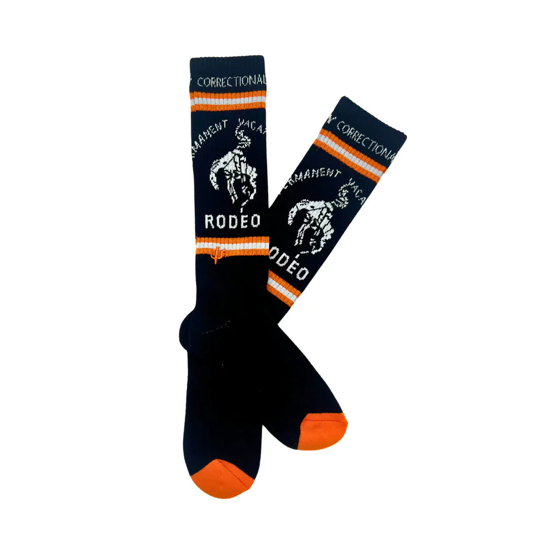 Lucky Chuck Socks ~ Cactus Alley-Correctional Vaca - Henderson's Western Store