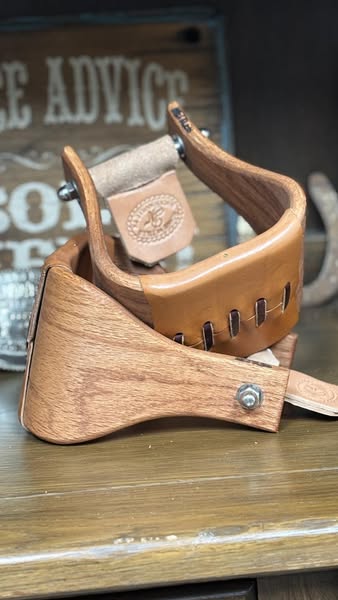 Nettles Stirrups ~ Chisholm Gunstock Oiled ~ 5