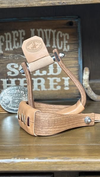 Nettles Stirrups ~ Chisholm Gunstock Oiled ~ 2.5