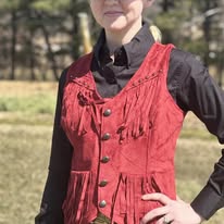 Studded Microsuede Vest by Rock & Roll - Henderson's Western Store