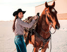 Ladies Striped Cinch ~ Red - Henderson's Western Store