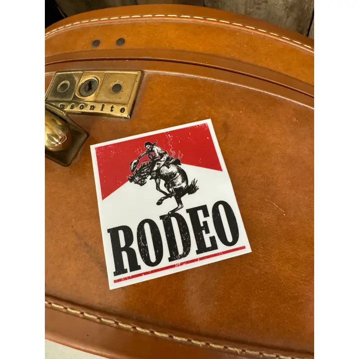 Western Sticker ~ Rodeo Bronc Rider