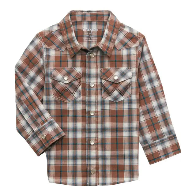 Wrangler Baby Boy Shirt ~ Brown