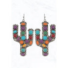 Western Cactus Earrings - Henderson's Western Store