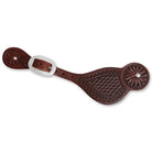 San Carlos Basket Stamp Spur Strap - Henderson's Western Store