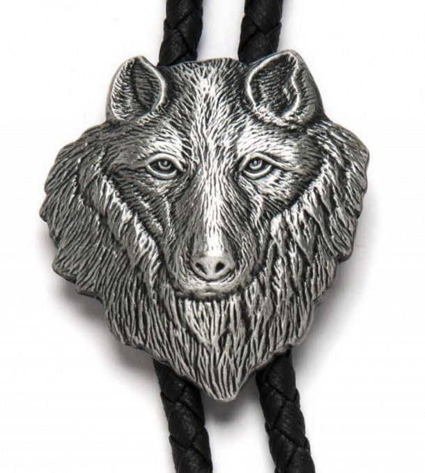 Bolo Tie ~ Wolf - Henderson's Western Store