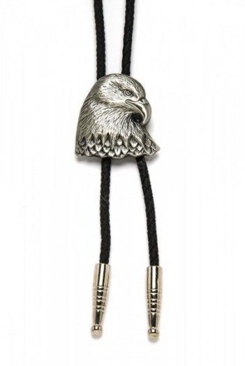 Bolo Tie ~ Eagle Head - Henderson's Western Store