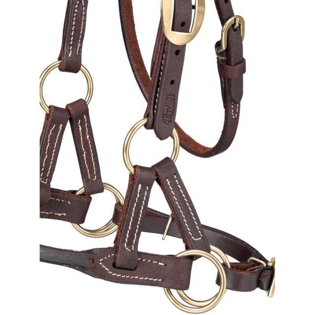 Tough1 Harness Leather Rolled Side Pull