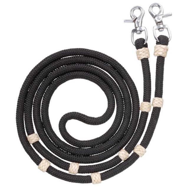 Royal King Braided Poly Cord Roping Reins - Henderson's Western Store