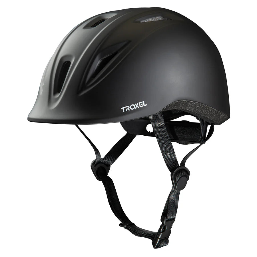 Youngster Troxel Helmet ~ Black Duratec - Henderson's Western Store