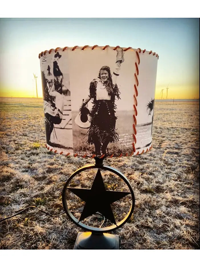 Old West Cowgirls Lampshade - Henderson's Western Store
