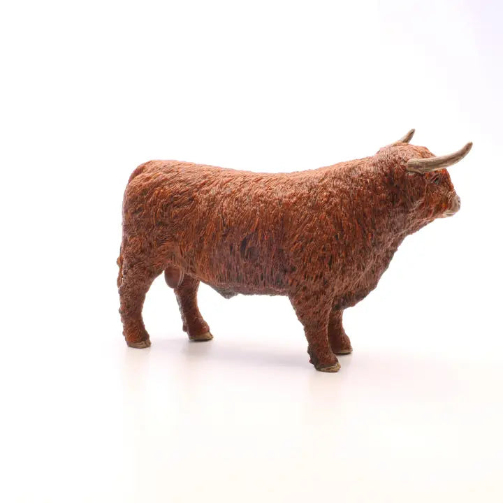 Highland Bull Figurine - Henderson's Western Store
