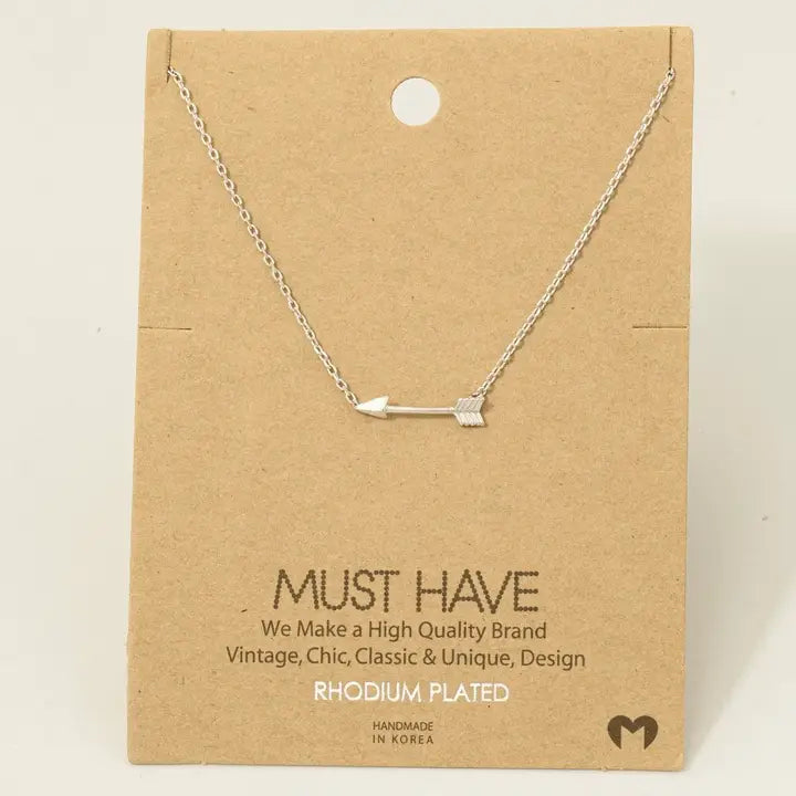 Dainty Arrow Pendant Necklace - Henderson's Western Store
