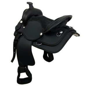 Load image into Gallery viewer, Nylon Cordura Saddle ~ Black - Henderson&#39;s Western Store