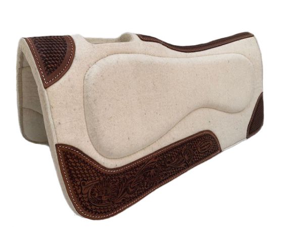 Klassy Cowgir Felt Pad ~ Tooled Leather - Henderson's Western Store