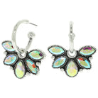 Western Floral Concho Hoop Earrings - Henderson's Western Store