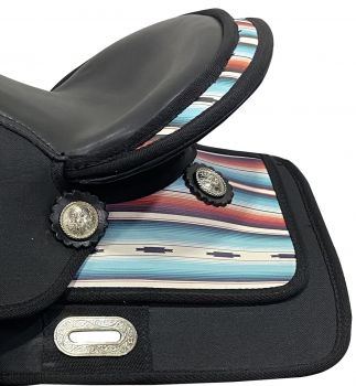 Synthetic saddle W/Serape Print - Henderson's Western Store