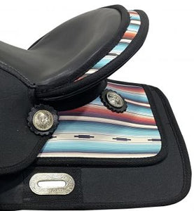 Load image into Gallery viewer, Synthetic saddle W/Serape Print - Henderson&#39;s Western Store