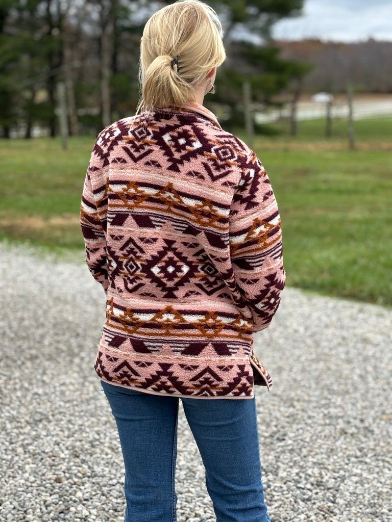 Ladies Wrangler Retro Sherpa ~ Pink