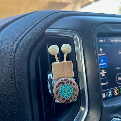 Turquoise Cluster Vent Clip Diffuser - Henderson's Western Store