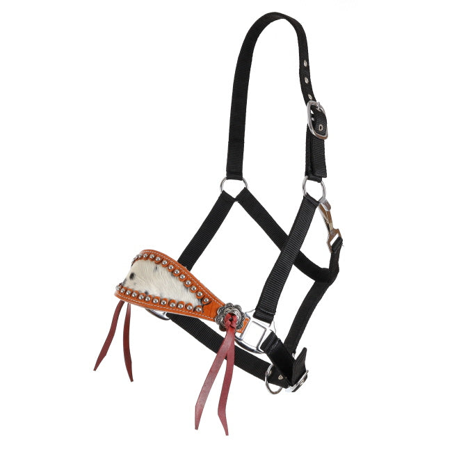 Cowpuncher Nylon Bronc Halter ~ Cowhide