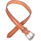 Leather Belt W/Barbwire Tooling - Henderson's Western Store