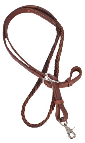 Leather Braided Contest Reins - Henderson's Western Store