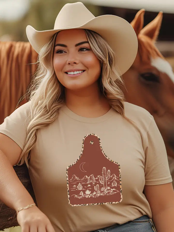 Desert Cattle Tag Tee