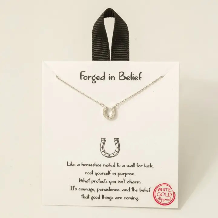 Forged in Belief Pendant Necklace - Henderson's Western Store